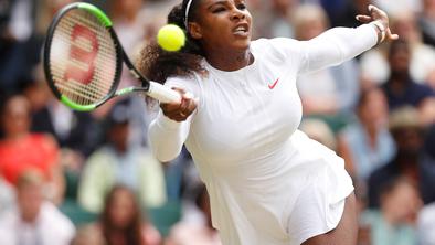 Znane polfinalistke Wimbledona, Williamsova s težavami