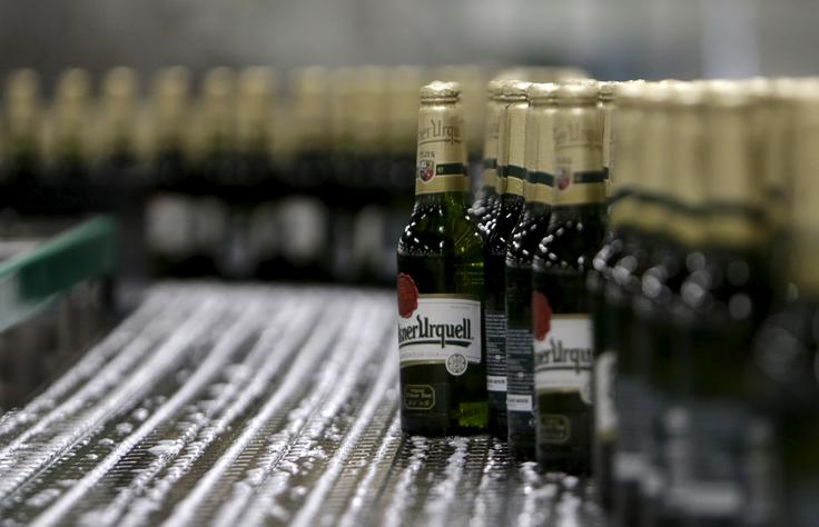AB InBev je lani ustvaril 5,90 milijarde evrov čistega dobička, kar je bilo 14,7 odstotka manj kot leto pred tem. | Foto: Reuters