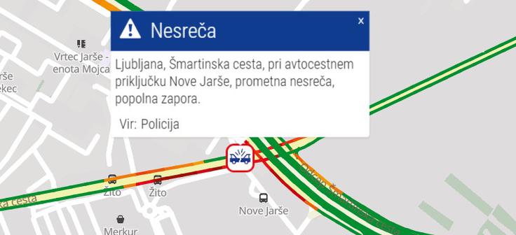 Na tem delu je popolna zapora. | Foto: promet.si