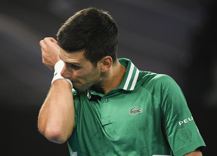 Novak Đoković je samo eden izmed mnogih, ki se je poškodoval v Melbournu. | Foto: Guliverimage/Vladimir Fedorenko