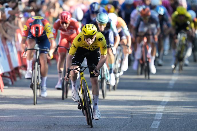 Matthew Brennan, Vuelta 2026 | Matthew Brennan je dobil zaključni šprint druge etape 81. Vuelte, tadej Pogačar je s tretjim mestom zadržal skupno vodstvo. | Foto Guliverimage