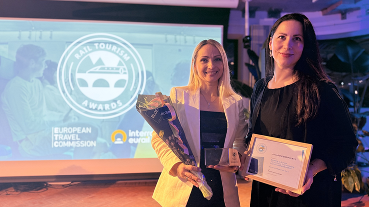 Slovenske železnice, podelitev nagrade | Foto: Slovenske železnice