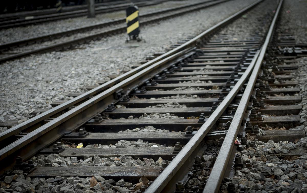 železniški tiri SŽ | 72-letni moški je železniške tire prečkal na nezavarovanem delu proge. | Foto Ana Kovač