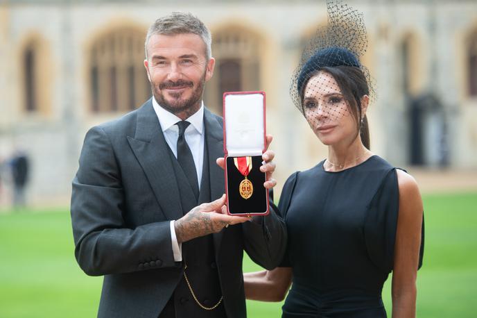 David Beckham | David Beckham je novembra prejel naziv sir, njegova žena Victoria pa s tem naziv lady. | Foto Guliverimage