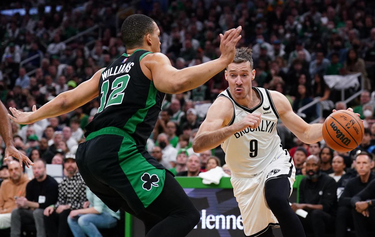 Goran Dragić | Moštvo Gorana Dragića Brooklyn Nets je proti Bostonu izgubilo še drugo tekmo zapored (107:114).  | Foto Reuters