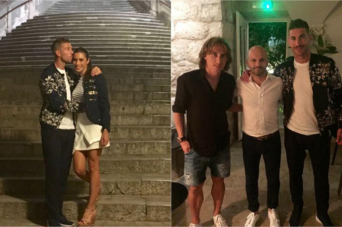 Sergio Ramos in Luka Modrić v Dubrovniku | Foto Instagram