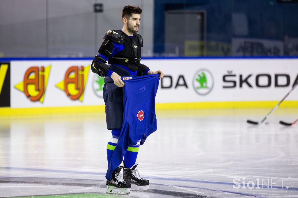 slovenska hokejska reprezentanca trening