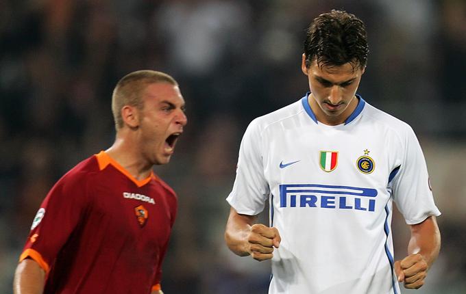 Igral je proti številnim zvezdnikom, ki so menjavali klube, Zlatan Ibrahimović samo v Italiji tri, a on je vedno ostal zvest svoji Romi. | Foto: Reuters