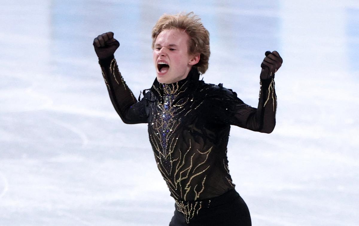 Ilia Malinin, Ilja Malinin | Ilia Malinin je kot prvi športnik v zgodovini pa je na tekmi izvedel tudi tehnično zelo zahtevni štirikratni axel. | Foto Reuters