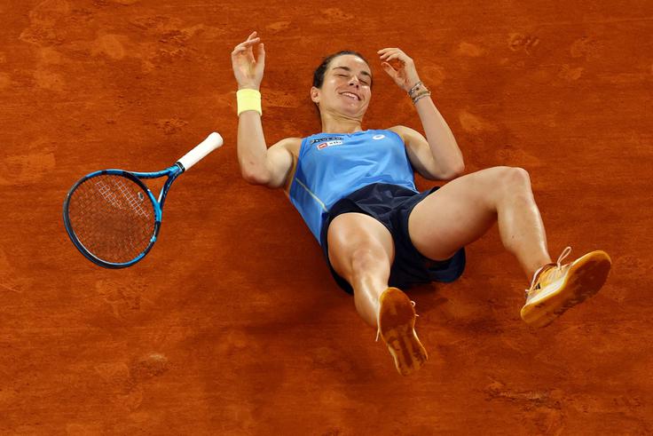 Boisson je prva Francozinja po letu 2011, ki se je uvrstila v polfinale OP Francije. | Foto: Reuters
