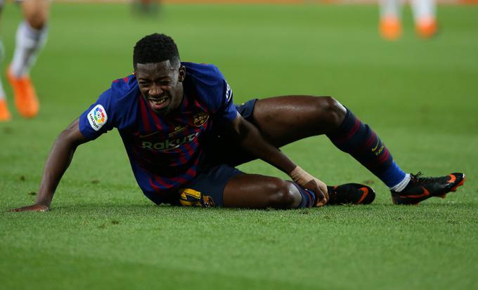 Ousmane Dembele je končal sezono. | Foto: Reuters
