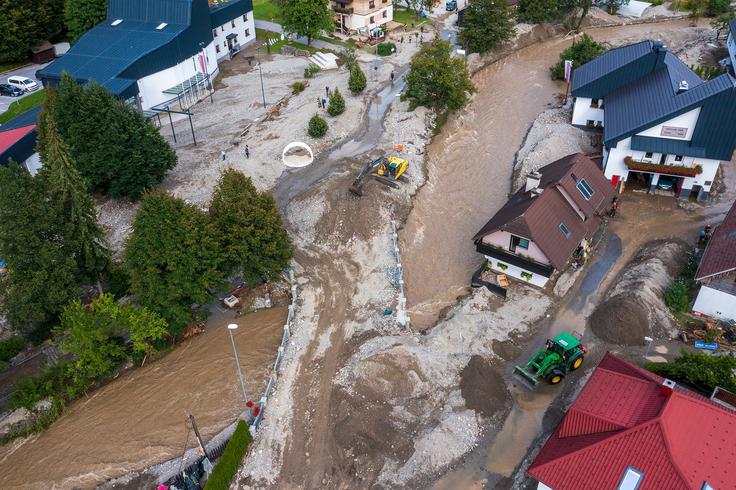 Poplave, Črna na Koroškem | Foto: Koroška Čveka / Facebook