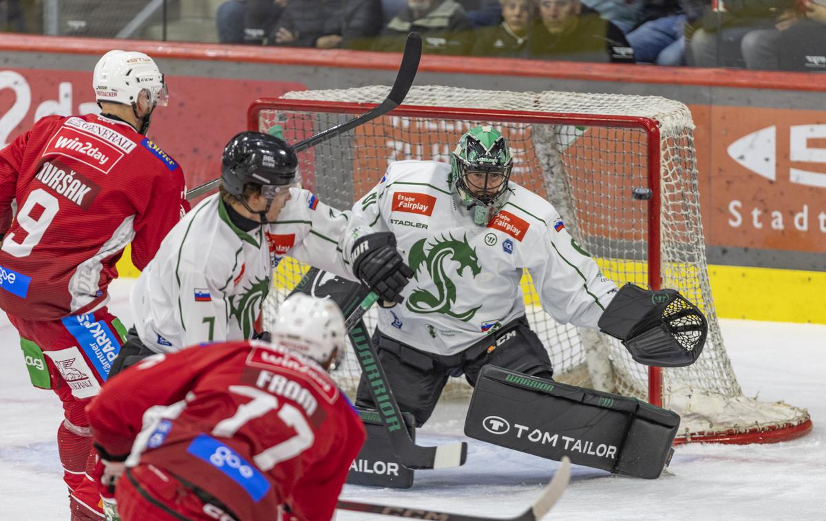 HK Olimpija Ljubljana | Olimpija je zabeležila še drugo zmago na uvodu v sezono. | Foto EC-KAC/Wolfgang Jannach