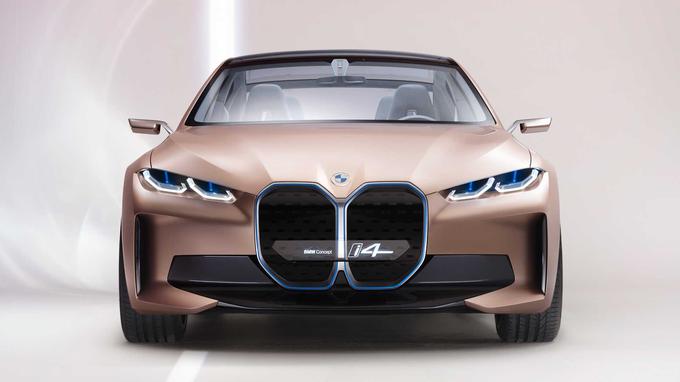 Koncept, ki napoveduje novi električni BMW i4. | Foto: BMW