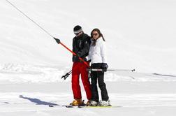 Meribel: tam smučajo William in Kate ter zakonca Beckham