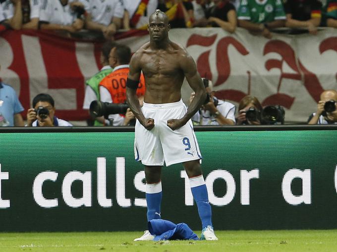 Mario Balotelli je Italijo popeljal v finale. | Foto: 