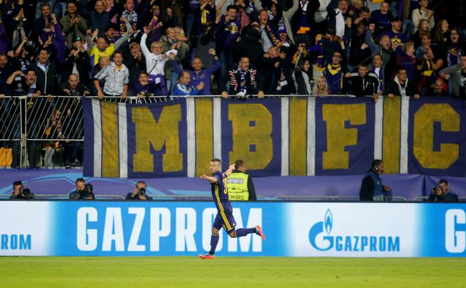 Za Maribor je v ligi prvakov v sezoni 2014/15 v ligi prvakov zadel pri remiju s Schalkejem, potem pa z golom v sezoni 2017/18 poskrbel še za točko proti moskovskemu Spartaku. | Foto: Reuters
