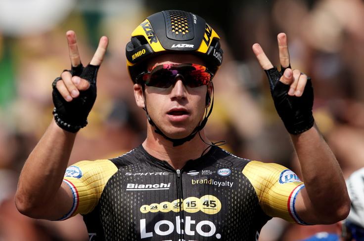 Dylan Groenewegen je za zdaj glavni šprinterski adut Jumbo-Visme. | Foto: Reuters