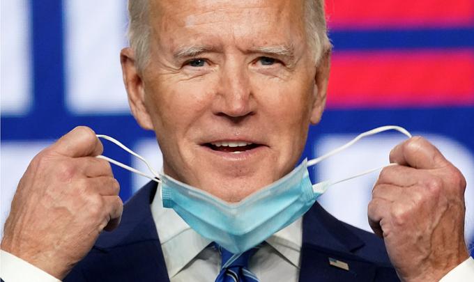Joe Biden trenutno vodi v predsedniški tekmi za Belo hišo. | Foto: Reuters