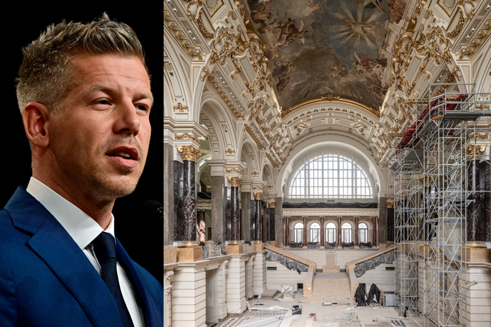 kolaž Magyar | Novi madžarski premier Peter Magyar zahteva, da predsednik vrhovnega sodišča zaradi razkošne prenove prostorov takoj odstopi. | Foto Facebook/Peter Magyar