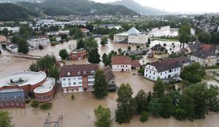 Poplave: v 27. največji občini v Sloveniji za 28 milijonov evrov škode