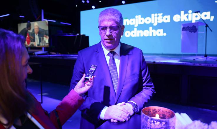 Volilni štab stranke Svoboda. | Foto: Bojan Puhek