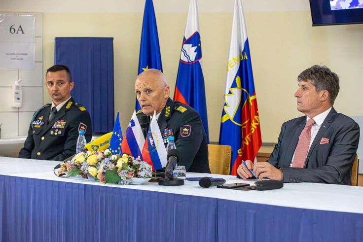 Načelnik Generalštaba Slovenske vojske generalpodpolkovnik Robert Glavaš | Foto: Ministrstvo za obrambo RS
