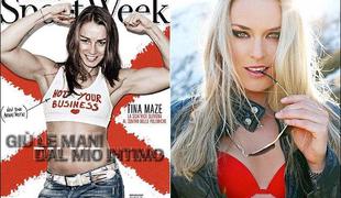 Tina Maze in Lindsey Vonn: tekmici na snegu in v perilu