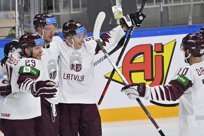 Latvija - hokej, SP | Latvijci so domače prvenstvo odprli z zmago nad Kanado. | Foto Guliverimage