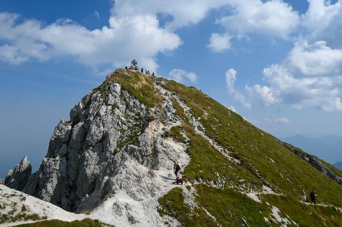 Gartnerkofel Karnijske Alpe | Krniške skale, Gartnerkogel, najlažje dostopen dvatisočak nad Mokrinami | Foto Matej Podgoršek