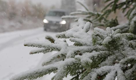 Meteorologi previdno: meja sneženja se bo spuščala