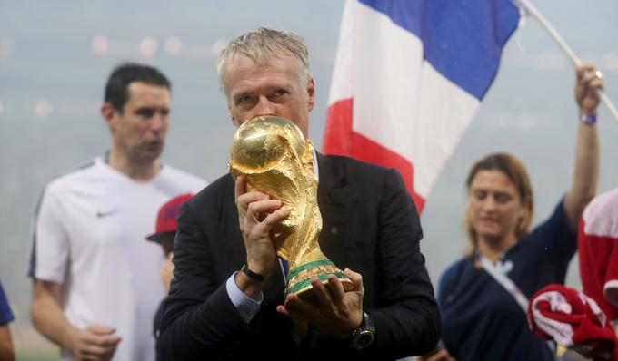 Med kandidati za najboljšega trenerja leta je tudi svetovni prvak Didier Deschamps. | Foto: Reuters