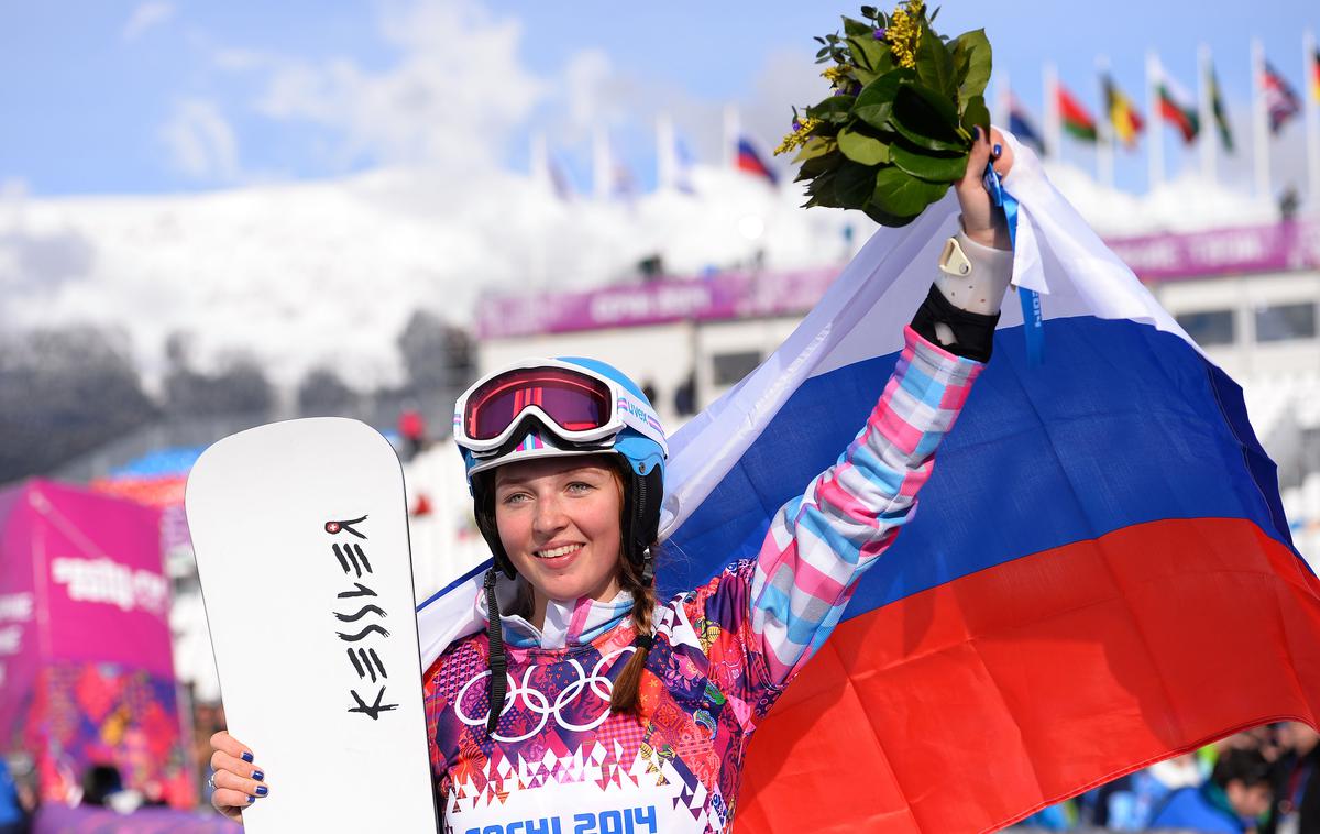 Alena Zavarzina | Svetovna prvakinja in dobitnica brona v Sočiju Alena Zavarzina se z grenkim priokusom poslavlja od tekmovalnega deskanja.  | Foto Getty Images