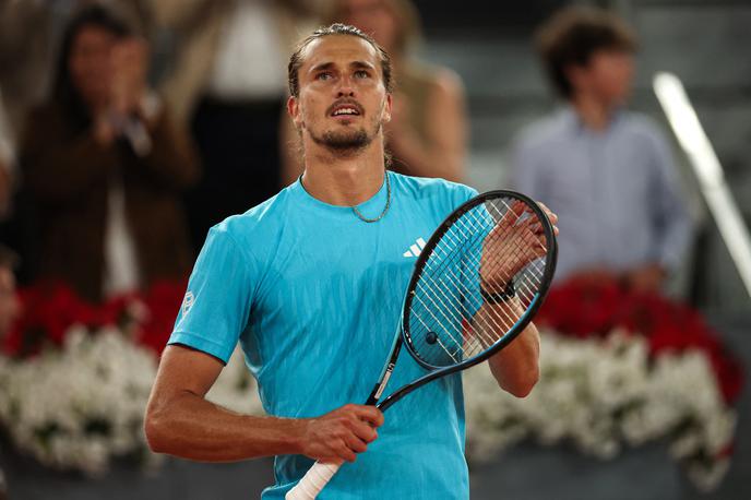 Alexander Zverev | Alexander Zverev se je prebil v finale Madrida. | Foto Reuters