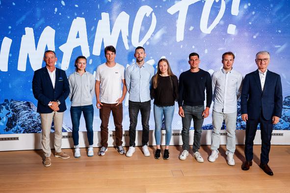 Šest športnikov s pogodbami za OI 2026, navdušeni, da bodo tako blizu