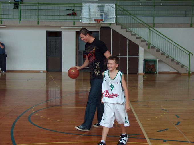 Primož Brezec in Luka Dončić si danes delita slovenski rekord v številu skokov. | Foto: Arhiv - Srečko Bester