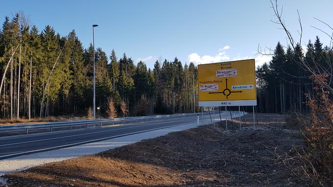 Pred kratkim odprta obvoznica je že del projekta preurejanja infrastrukture okoli letališča. | Foto: Gregor Pavšič