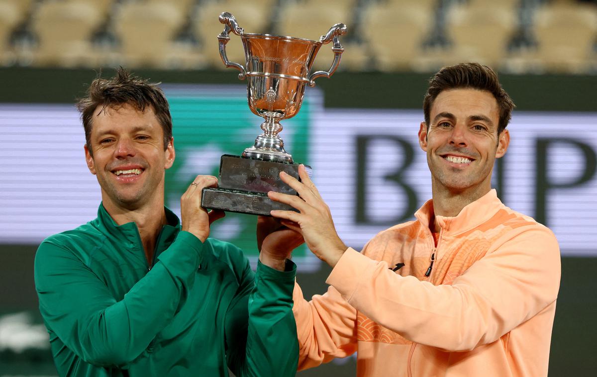 Horacio Zeballos Marcel Granollers | Horacio Zeballos in Marcel Granollers sta skupaj osvojila prvo lovoriku na grand slam turnirju. | Foto Reuters