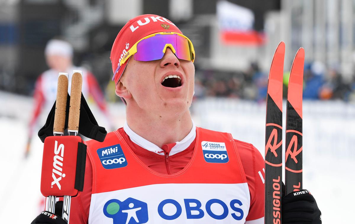 Aleksander Bolšunov | Rus Aleksander Bolšunov je zmagovalec 50-kilometrske preizkušnje v Oslu. | Foto Reuters