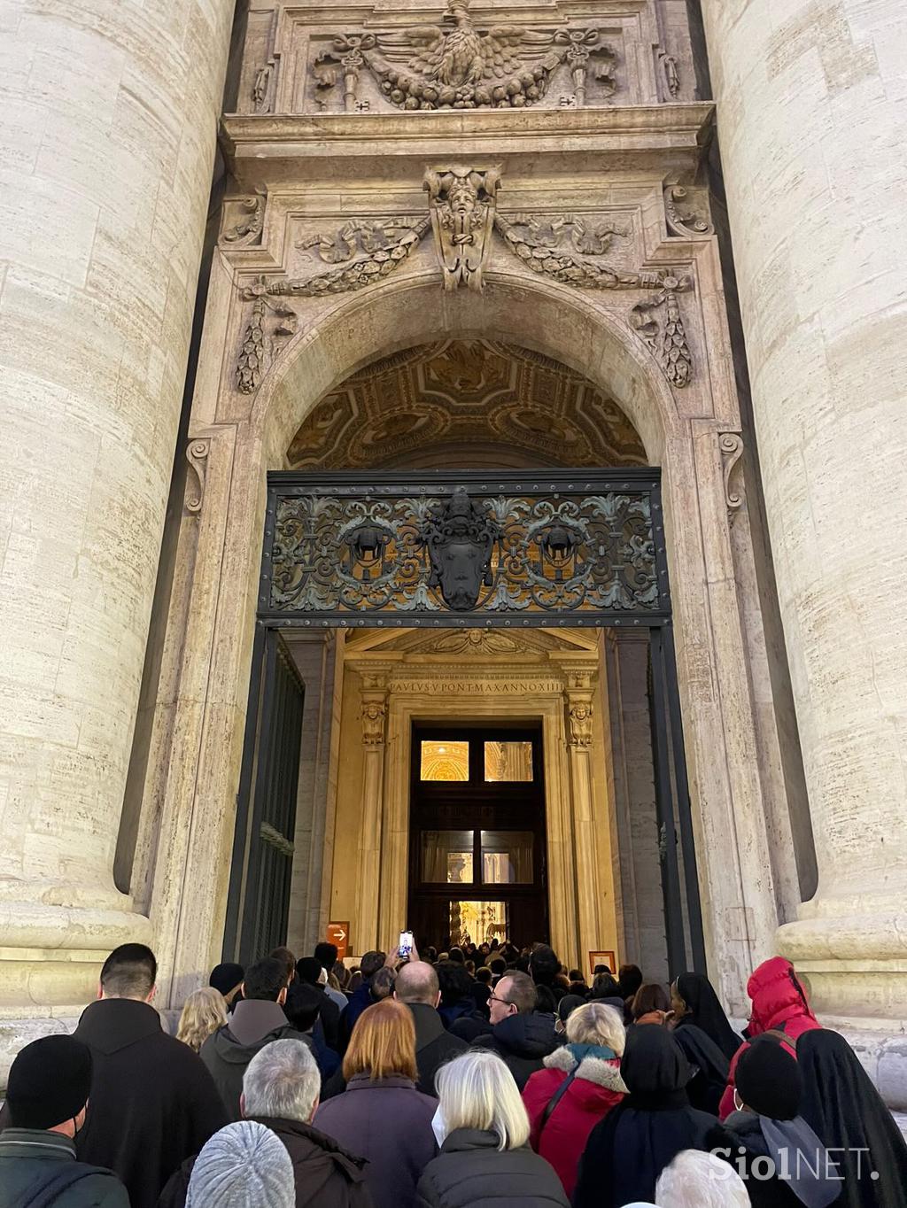 Vatikan, danes, Benedikt XVI. slovo, bazilika sv. Petra