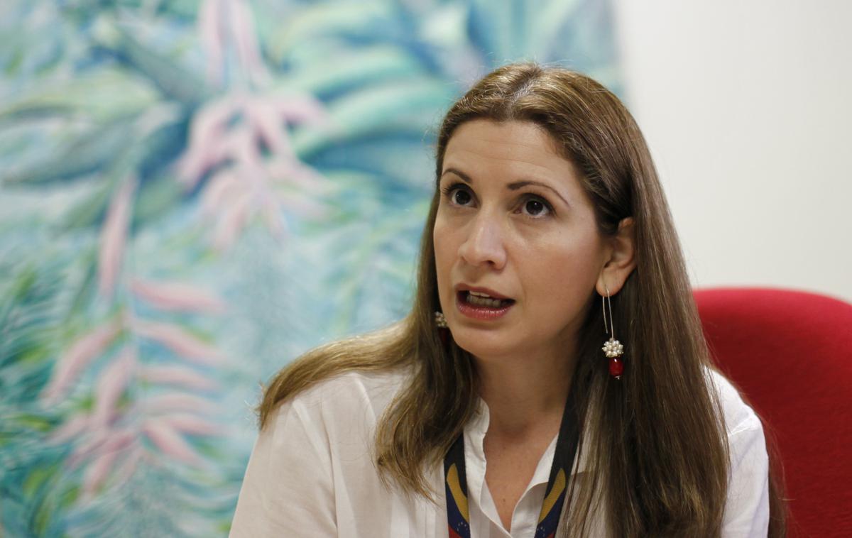 Claudia Salerno | EU se je z razglasitvijo Claudie Salerno za nezaželeno osebo odzvala na izgon veleposlanice EU iz Venezuele. | Foto Reuters