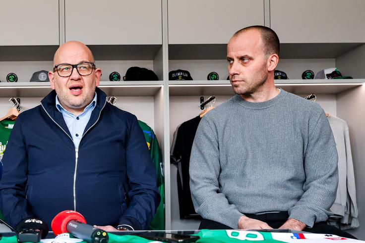 Miha Butara in Anže Ulčar sta zadovoljna z opravljenim delom. O drugih prihodih in odhodih bodo v klubu več povedali v naslednjih dneh in tednih. | Foto: Aleš Fevžer