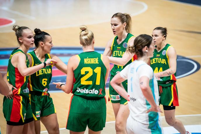 EuroBasket, Slovenija : Litva, slovenska ženska košarkarska reprezentanca | Slovenke so izgubile uvodno tekmo EuroBasketa z Litvo. | Foto Fiba Europe