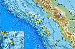Silovit potres v Indoneziji