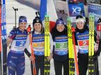 Francoska ženska štafeta, Nove Mesto, biatlon