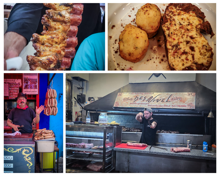 Okusne steake in drugo meso je mogoče kupiti v restavracijah in na ulicah.  | Foto: K. M.