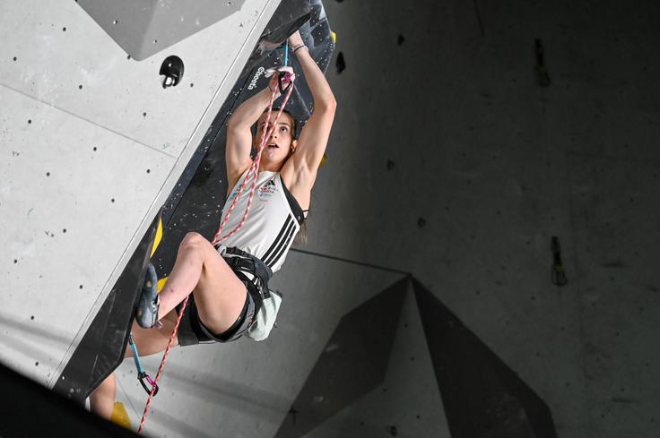 "Je tekmovalka, ki zna v najpomembnejših trenutkih iz sebe iztisniti največ, in to je pokazala tudi danes." | Foto: Richard Aspland /IFSC
