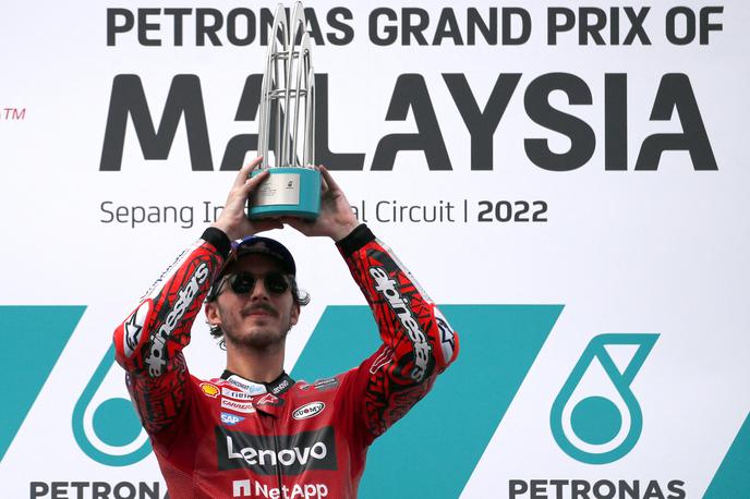 Francesco Bagnaia | Francesco Bagnaia je zmagal na veliki nagradi Malezije. | Foto Reuters