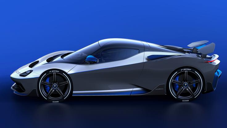 Eden najbolj ekskluzivnih avtomobilov. To je pininfarina battista, električni superšportnik. Poganjajo ga štirje elektromotorji z močjo 1.900 "konjev" in 2.300 njutonmetri navora. Prvič ga bodo peljali poleti na festivalu v Goodwoodu, izdelovati pa jih bodo začeli konec leta. Vseh bo na voljo le 150. Med njimi bo tudi pet ekskluzivnih primerkov, ki bodo zaznamovali 90-letnico Pininfarine. Cene teh petih zbirateljskih primerkov se bodo začele pri 2,6 milijona evrov. | Foto: Automobili Pininfarina