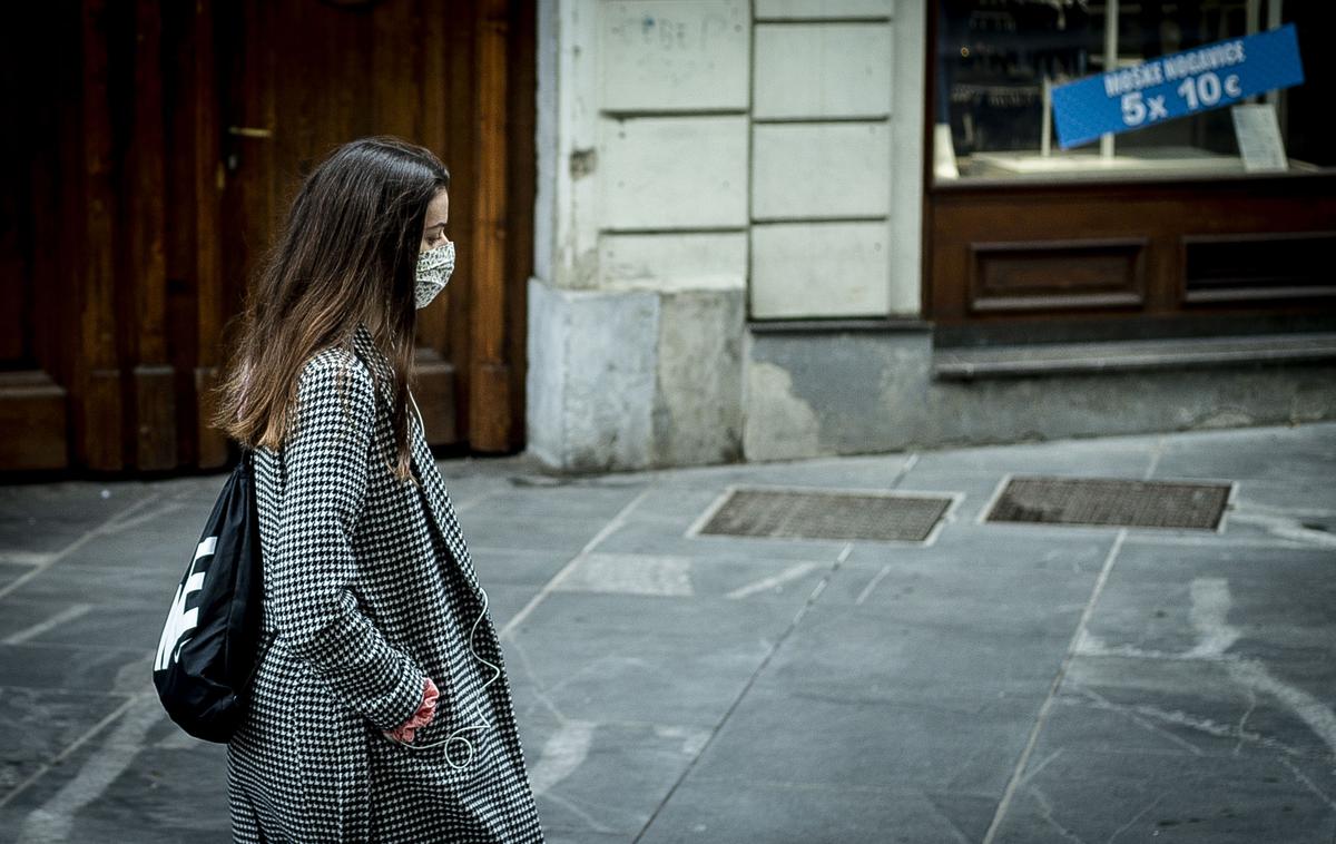 Ljubljana_maske | Ministrica Švarc Pipanova je poudarila, da se covidnih glob ne bo vračalo za prekrške z elementi nasilja. V zakon tudi niso vključeni prekrški, kot so zaustavljanje prometa ali hupanje.  | Foto Ana Kovač